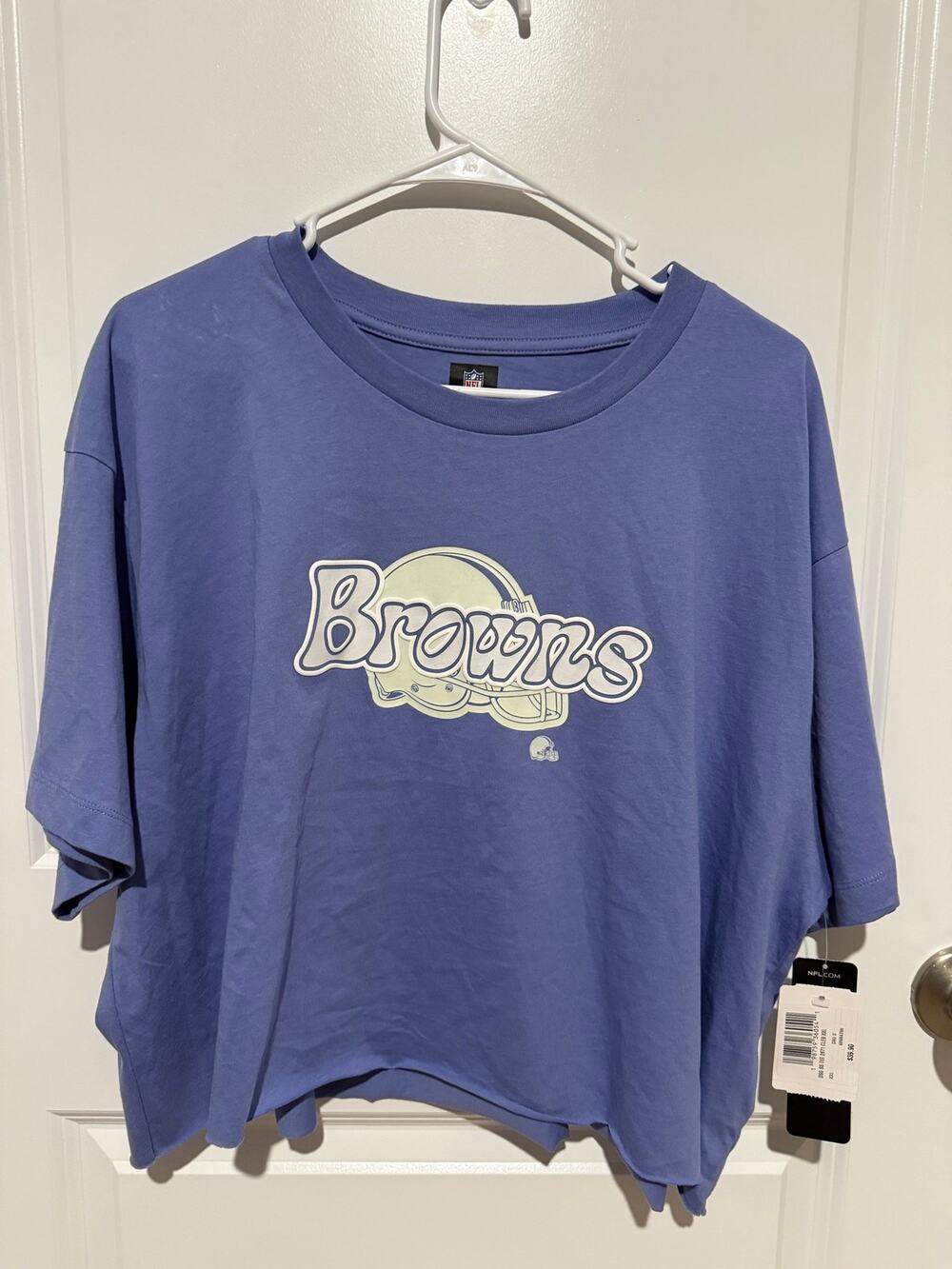 Cleveland Browns New Era Women’s XXL Oversized Crop T-Shirt NWT